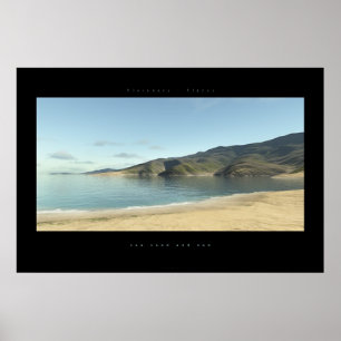 sea sand and sun poster