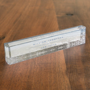 Sea & Sand Beach Waves  Nameplate