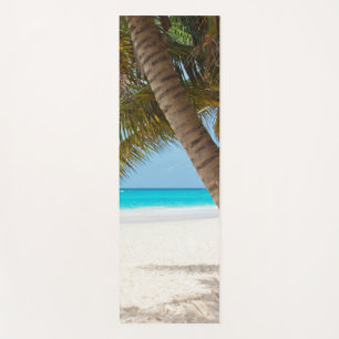 Sea Sand Palms Blue Sky Fitness Elegant Template Yoga Mat