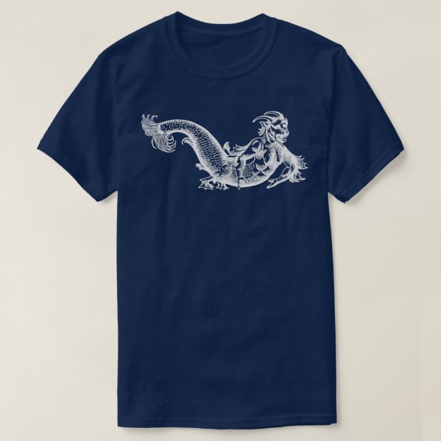 Sea Satyr Hybrid Monster White 2 T-Shirt (Design Front)
