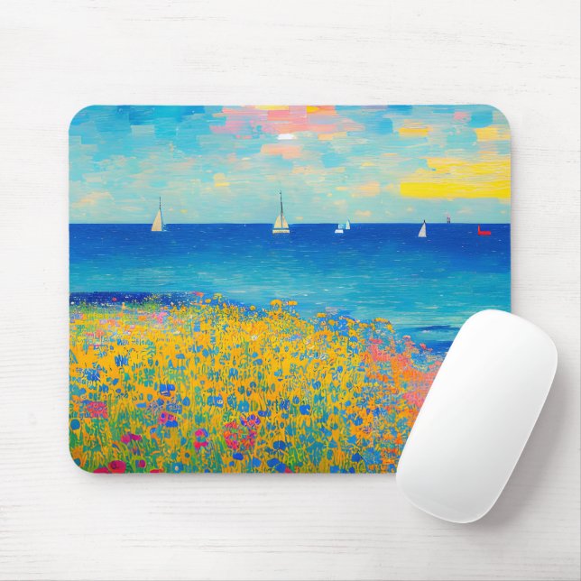 Sea Scape 08 Mouse Pad (With Mouse)