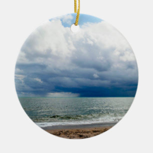 Sea Scape Ceramic Ornament