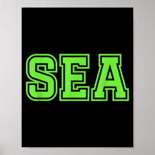 Sea seattle poster