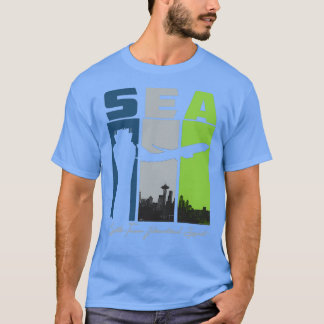 SEA Seattle Tacoma International Airport SeaTac Wa T-Shirt