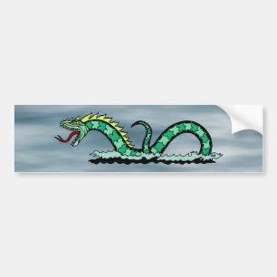 Sea Serpent Bumper Sticker