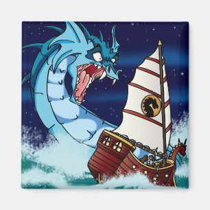 Sea Serpent Drama Magnet
