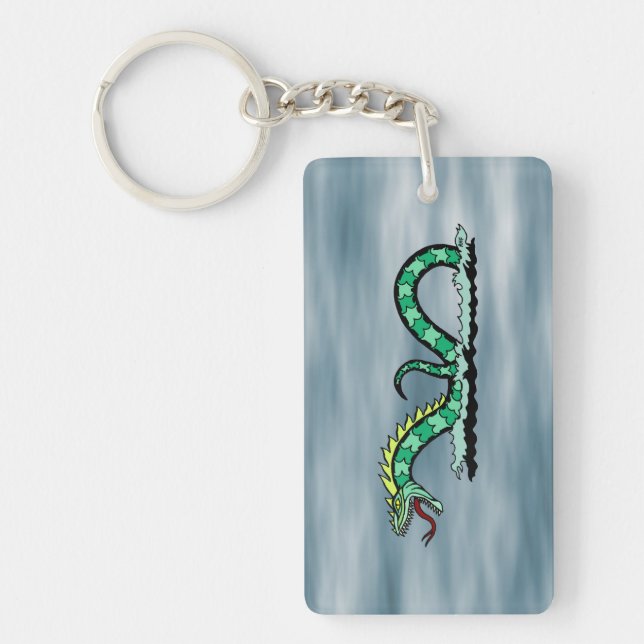 Sea Serpent Key Ring (Front)