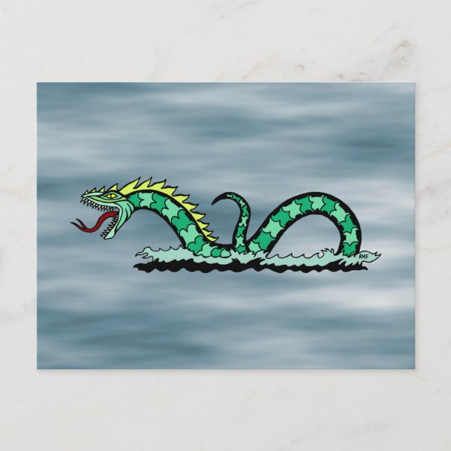 Sea Serpent Postcard (Front)