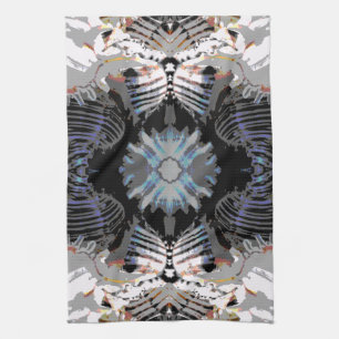 Sea Shell Abstract Pattern Tea Towel