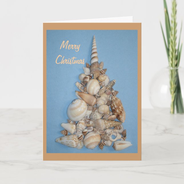 Sea Shell Christmas Card (Front)