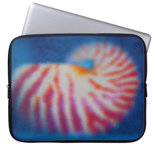 Sea Shell Laptop Sleeve (Front)