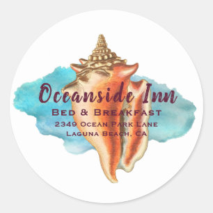 Sea Shell Marketing Classic Round Sticker