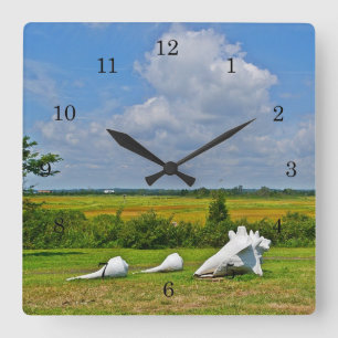 Sea Shell Wall Clock