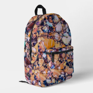 Sea Shells and Pebbles Print Cut Sew Bag