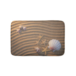 Sea Shells And Starfish Bath Mat