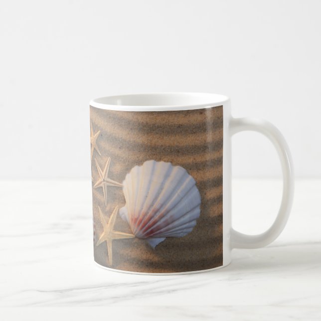 Sea Shells And Starfish Coffee Mug (Right)