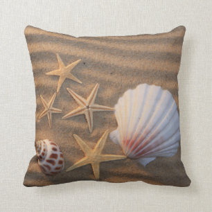 Sea Shells And Starfish Cushion