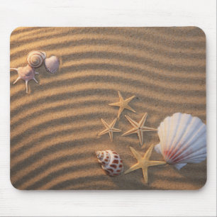 Sea Shells And Starfish Mouse Pad