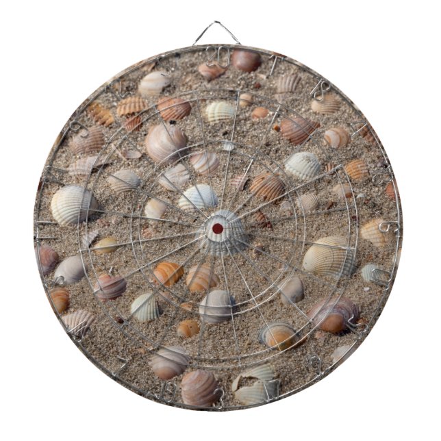 Sea  shells at the beach dartboard (Front)