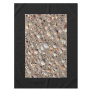 Sea  shells at the beach tablecloth