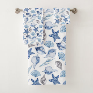 Sea Shells Bath Towel Set