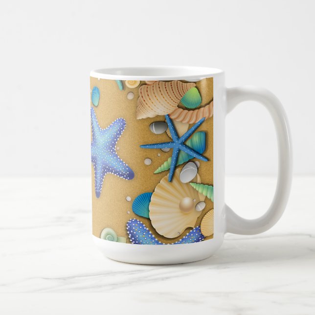 Sea Shells Beach Mug (Right)