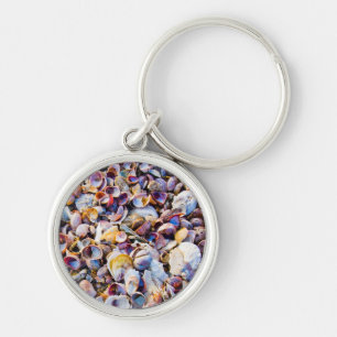 Sea Shells By The Sea Shore Key Ring