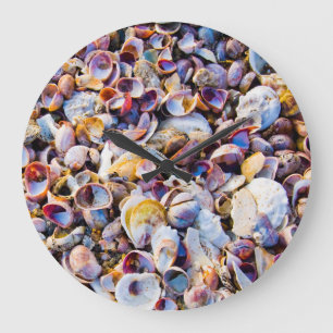 Sea Shells By The Sea Shore Large Clock