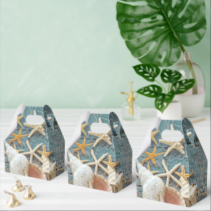Sea Shells in Fishing Net  Favour Box