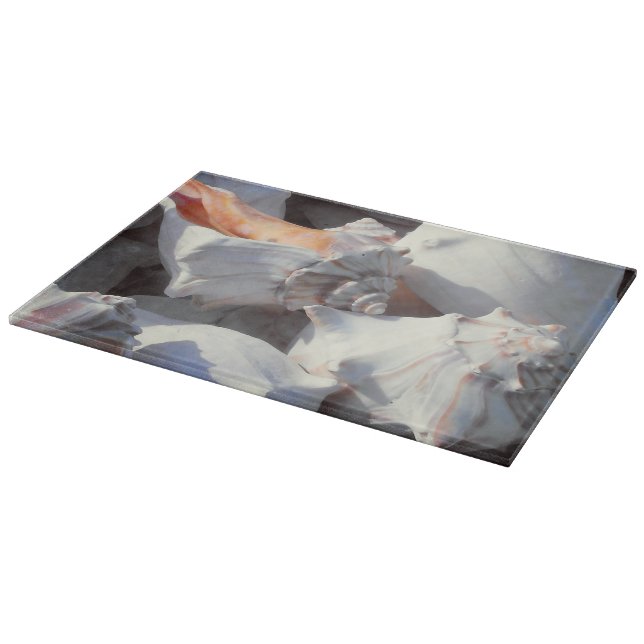 Sea Shells in sunlight and shadow Cutting Board (Corner)