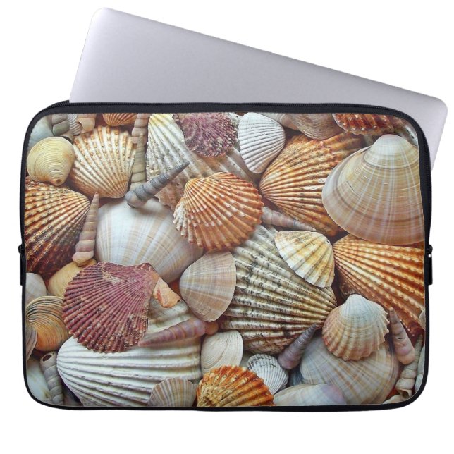 Sea Shells Laptop Sleeve (Front)