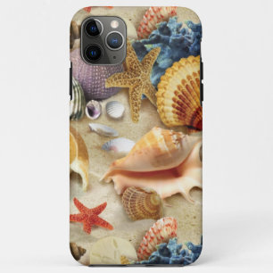 Sea shells on beach iPhone 11 pro max case