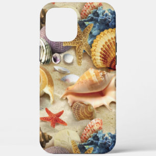 Sea shells on beach iPhone 12 pro max case