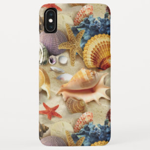 Sea shells on beach iPhone XS max case