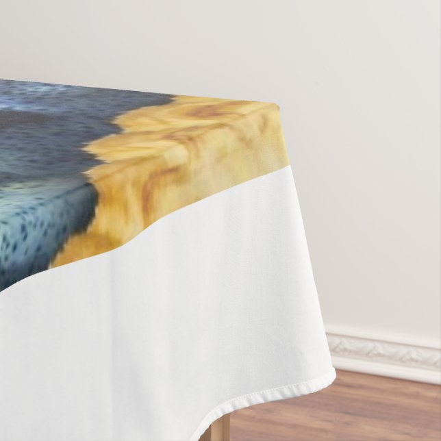 Sea shells on beach tablecloth (In Situ)