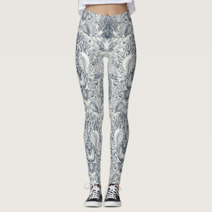 Sea shells on  dark blue leggings