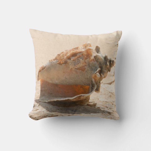 Sea Shells On The Beach Cushion (Front)