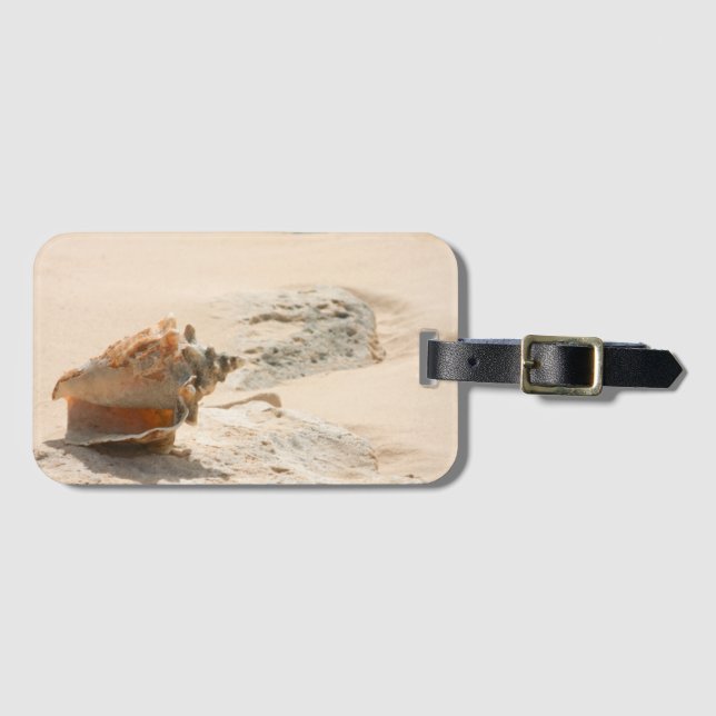Sea Shells On The Beach Luggage Tag (Front Horizontal)
