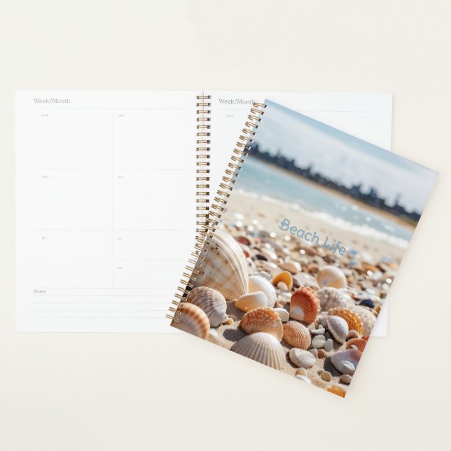 Sea Shells on the Beach Planner (Display)