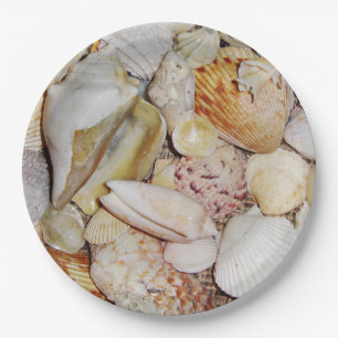 Sea Shells Paper Plate