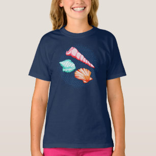 Sea Shells Sandy Beach Vacation T-Shirt