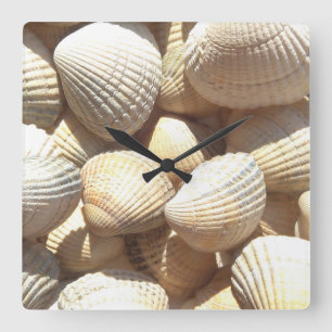 Sea Shells, Summer Beach Exotic Tropical Clock