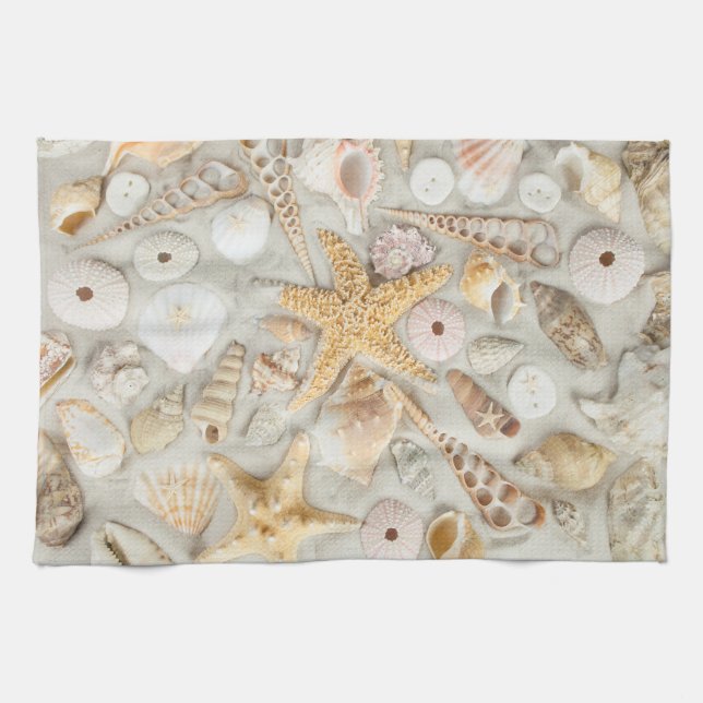 Sea Shells Tea Towel (Horizontal)