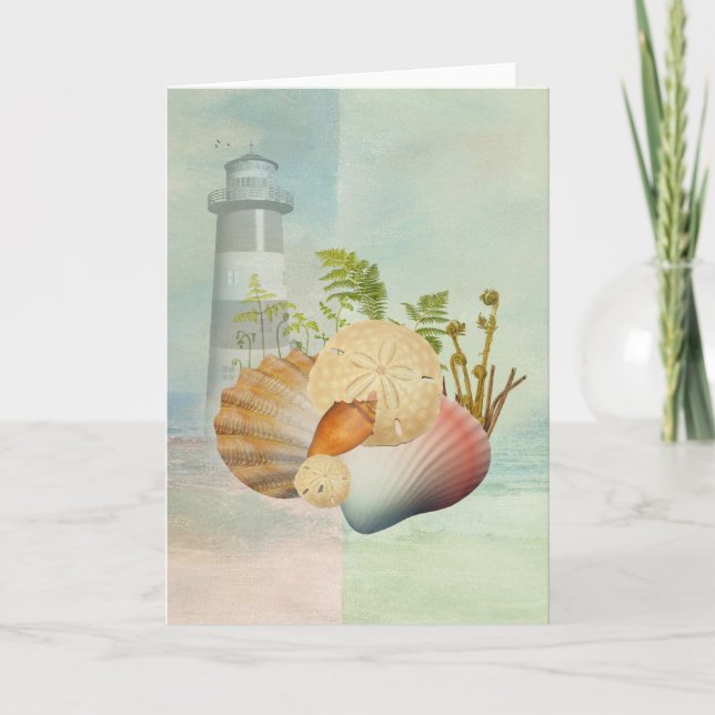 Sea Shore and Sheels Greeting cards (Front)