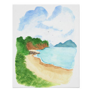 Sea Shore Beach Poster
