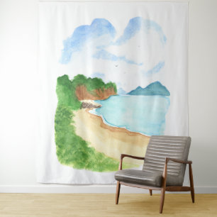 Sea Shore Beach Tapestry