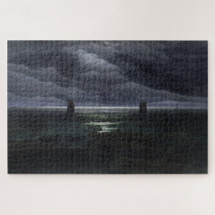Sea Shore in Moonlight – Friedrich’s Masterpiece Jigsaw Puzzle