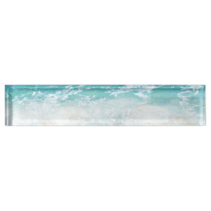 Sea shore nameplate