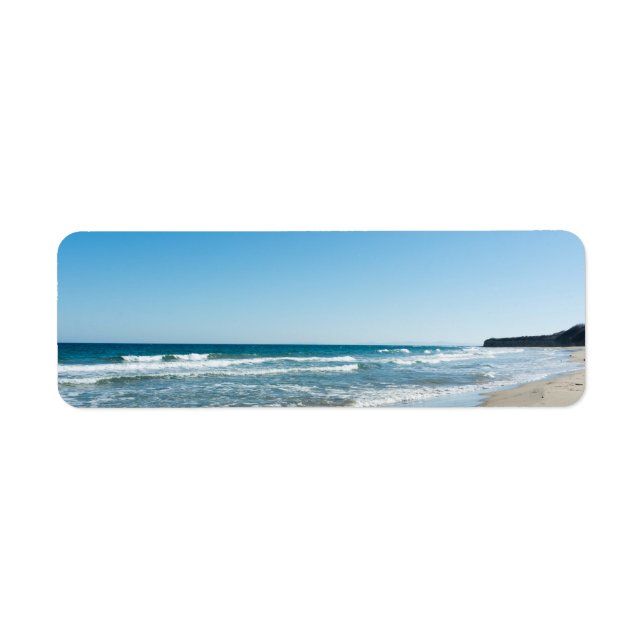 Sea shore return address label (Front)