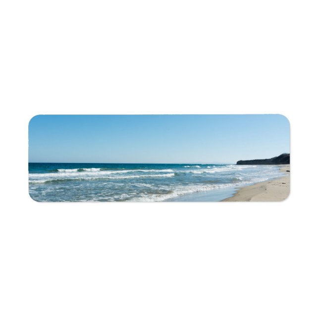 Sea shore return address label (Front)